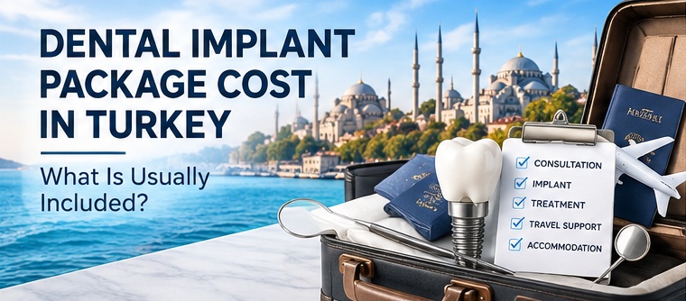 Dental implant package cost in Turkey