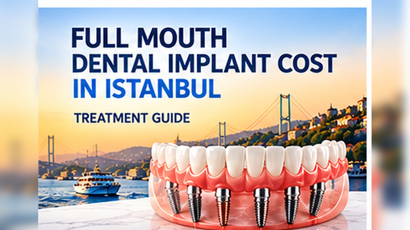 Full mouth dental implant cost in Istanbul