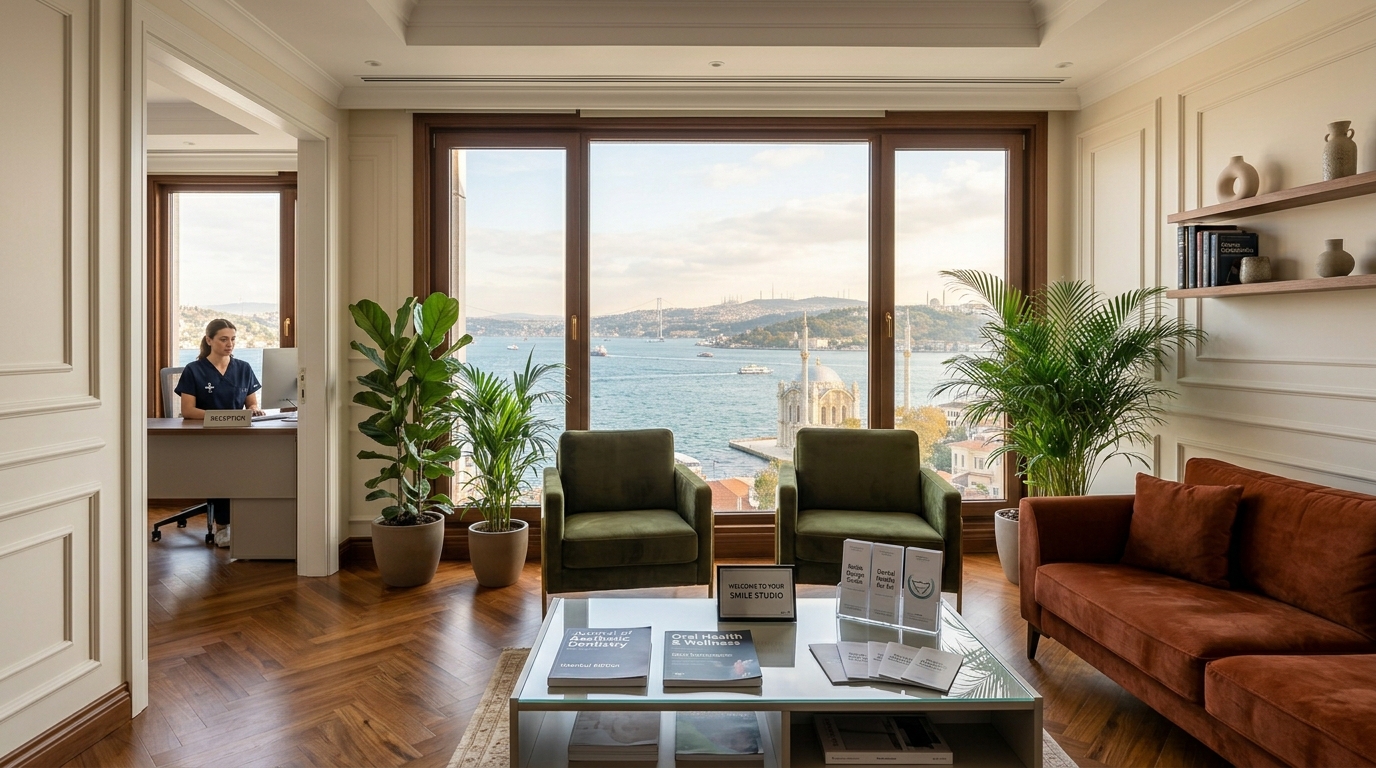Dental clinic lounge bosphorus view e3dabe74e0