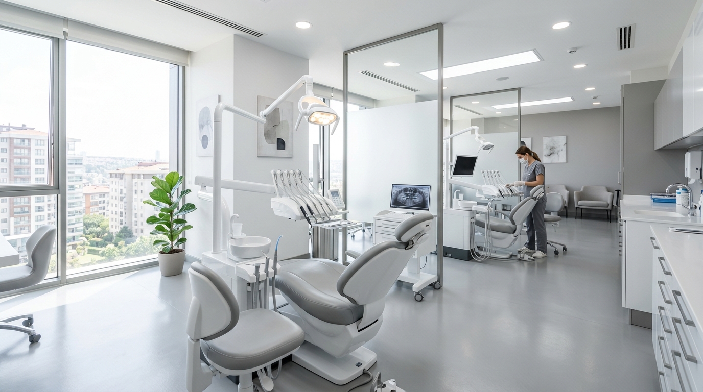 Realistic photo of a modern dental clinic in istan 730ccd4bb5