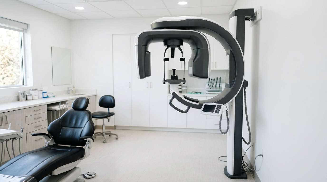 Realistic photo of a modern dental panoramic xray e7fc67eab5