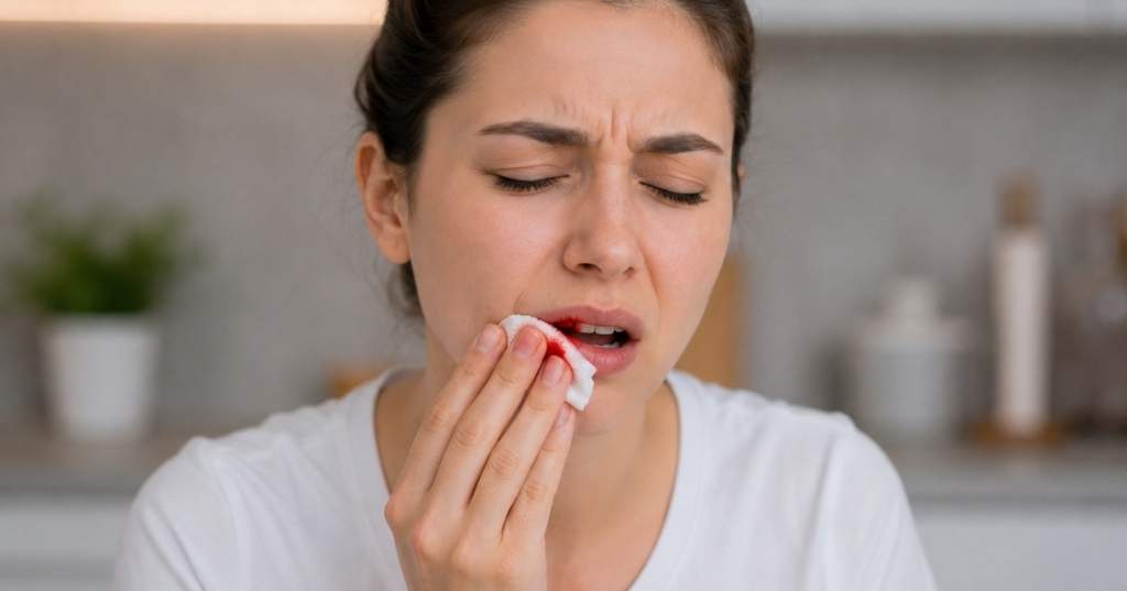 Bleeding wont stop after tooth extraction